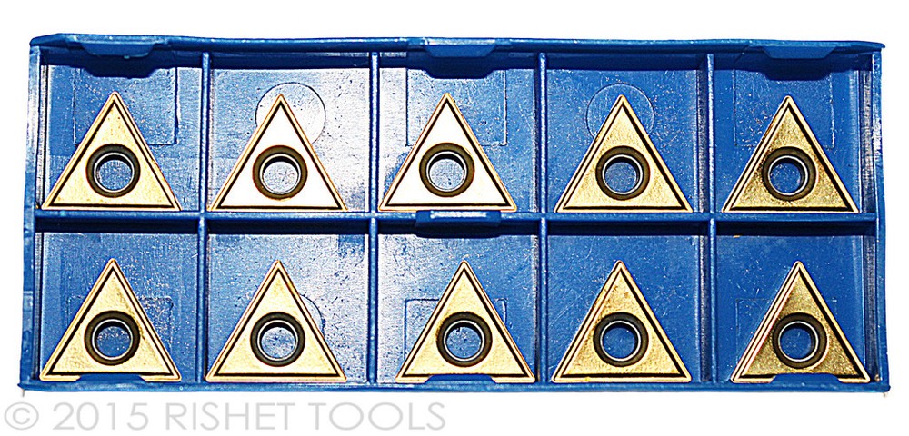 RISHET TOOLS TT 322 C5 Multi Layer TiN Coated Carbide Inserts (10 PCS)