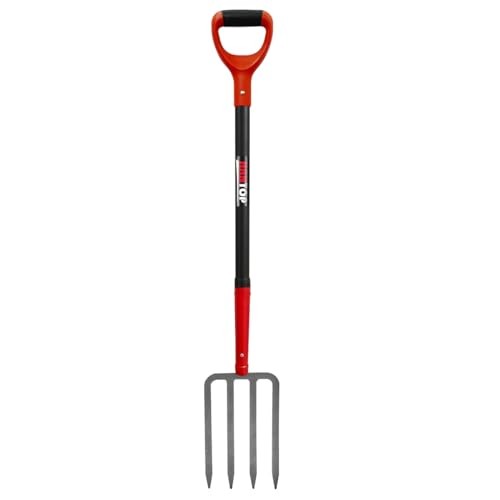 4-Tine Pitch Fork Garden Digging Fork Spading Fork Heavy Duty Pitchfork for