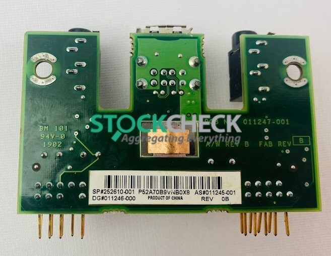 Compaq 011245-001 Rev 0B Front USB/Audio Board