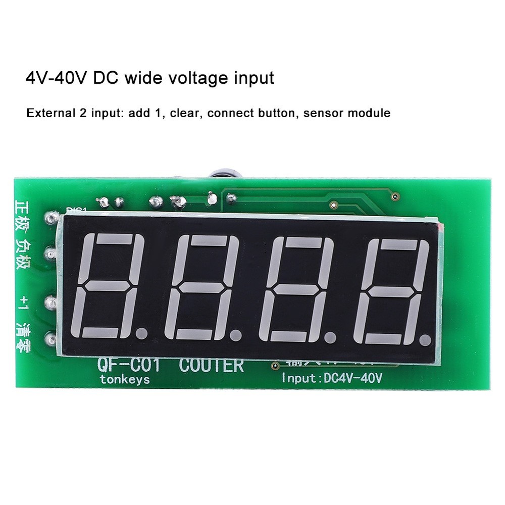 Counter Module High Quality 4 Digit Digital Display With Memory Function QF