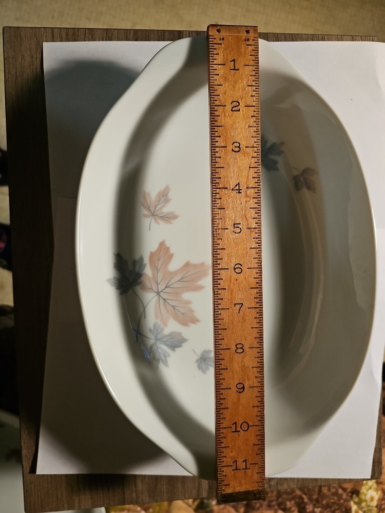 Noritake China 12" x 8" ,vegetable bowl Maplewood,rectangular!
