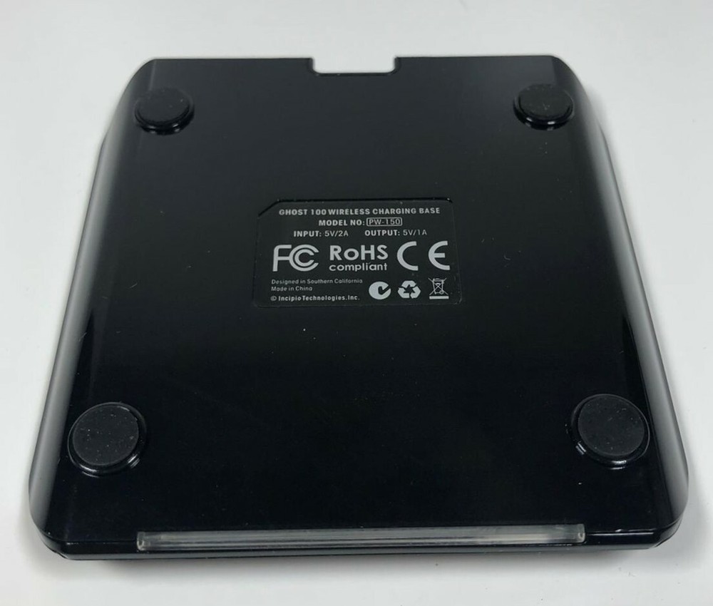 Incipio Ghost 100 Cable Free Wireless Charging Base For Qi Enabled Device Black