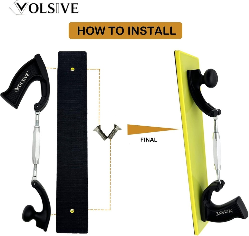 Adjustable 7x42cm Ergonomic Hand Sanding Block for Versatile DIY Projects
