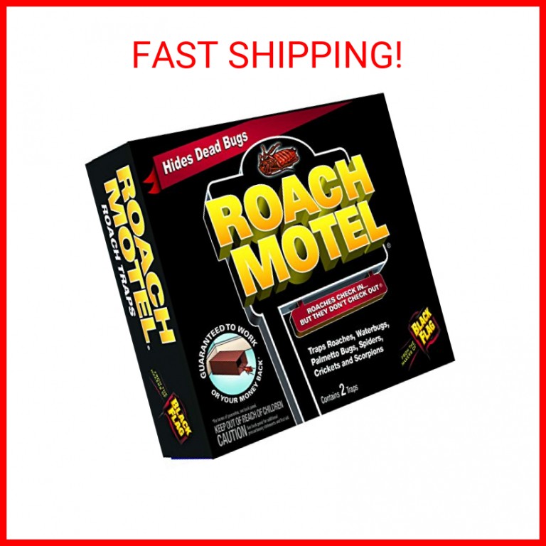 Black Flag Roach Motel Traps, 2-Count, 1-Pack