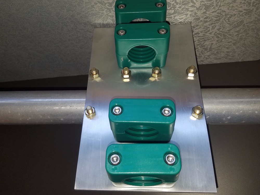 9.5"x6" Dipole-Driven Element Al.Antenna Plate 2" Driver Element to 3" Boom