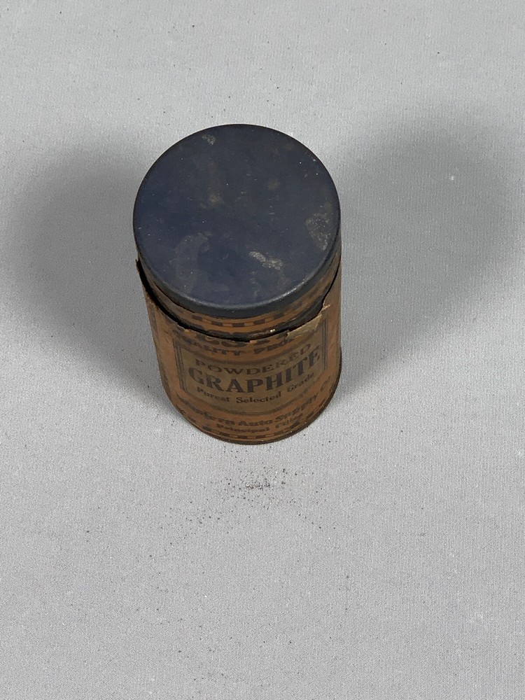 Vtg Powdered Graphite Tin Western Auto Supply