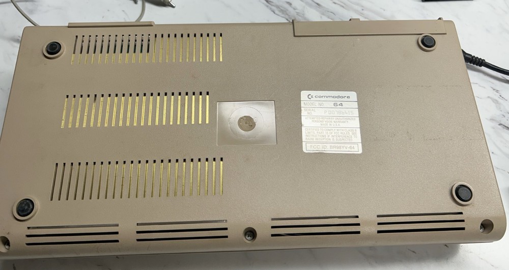 Commodore 64 Personal Computer w/Power Supply