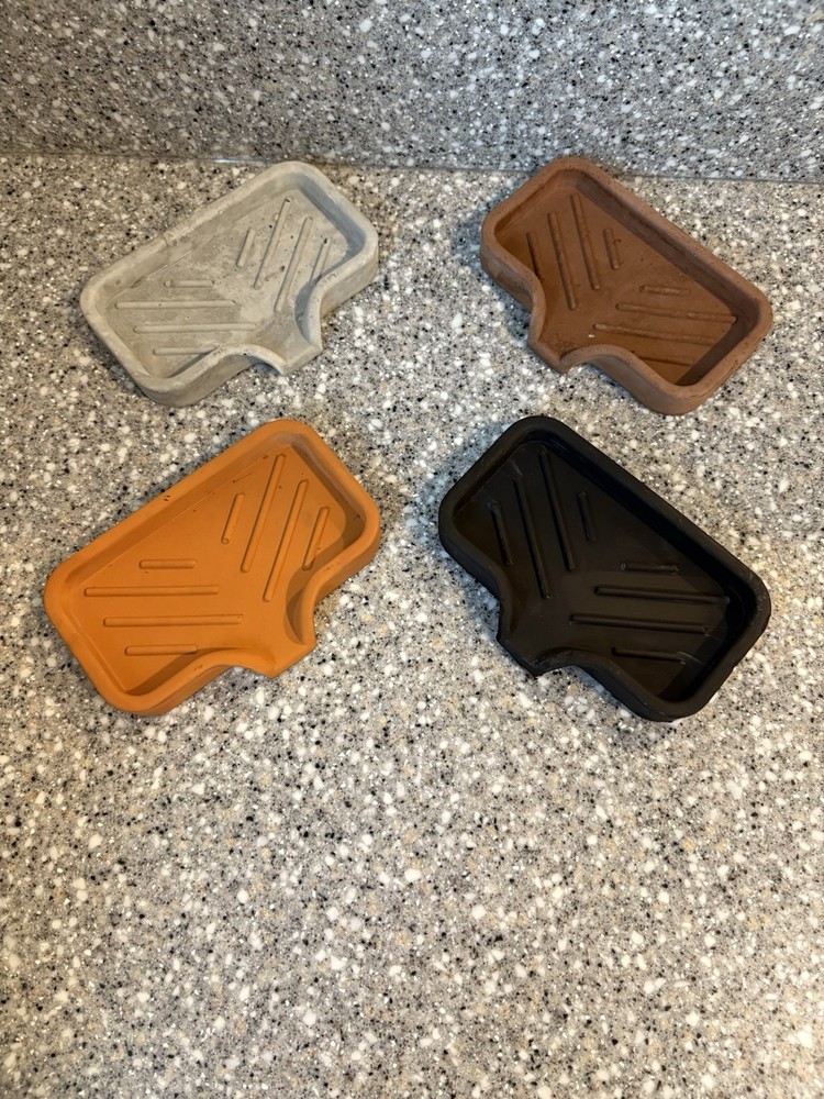 Handmade Cement Soap Holder