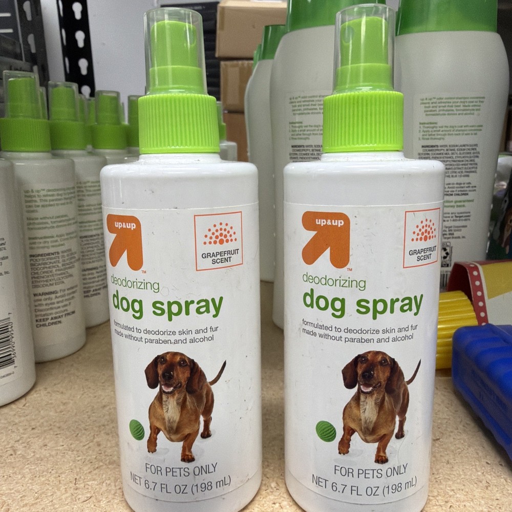 dog spray deodorizing 2 bottles
