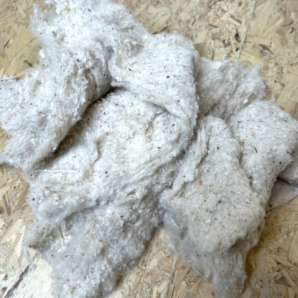 2 lbs Washed Natural Sheep Wool for Stuffing