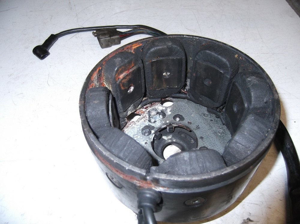 SUZUKI GT185 GENERATOR ROTOR AND POINTS