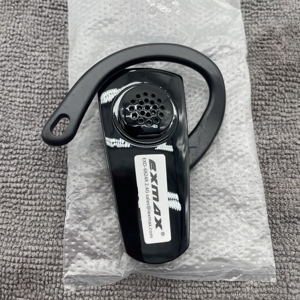 EXMAX EXD-6824 2.4G Wireless Ear-hook Receiver Replacement for Tour Guide