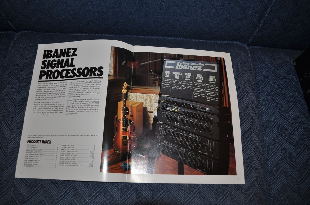 IBANEZ Multi Mode Analog Delay Phase Shift AD202 Rack Mount Studio Gear Manual