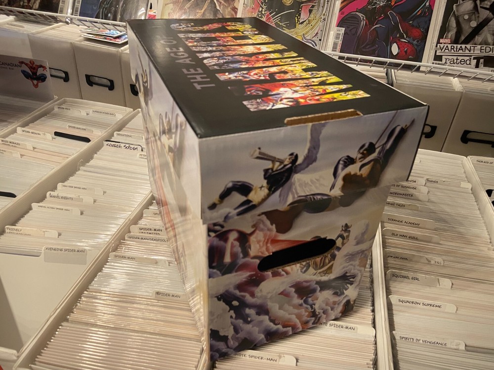 RETRO X-MEN COMIC SHORT BOX Alex Ross Art
