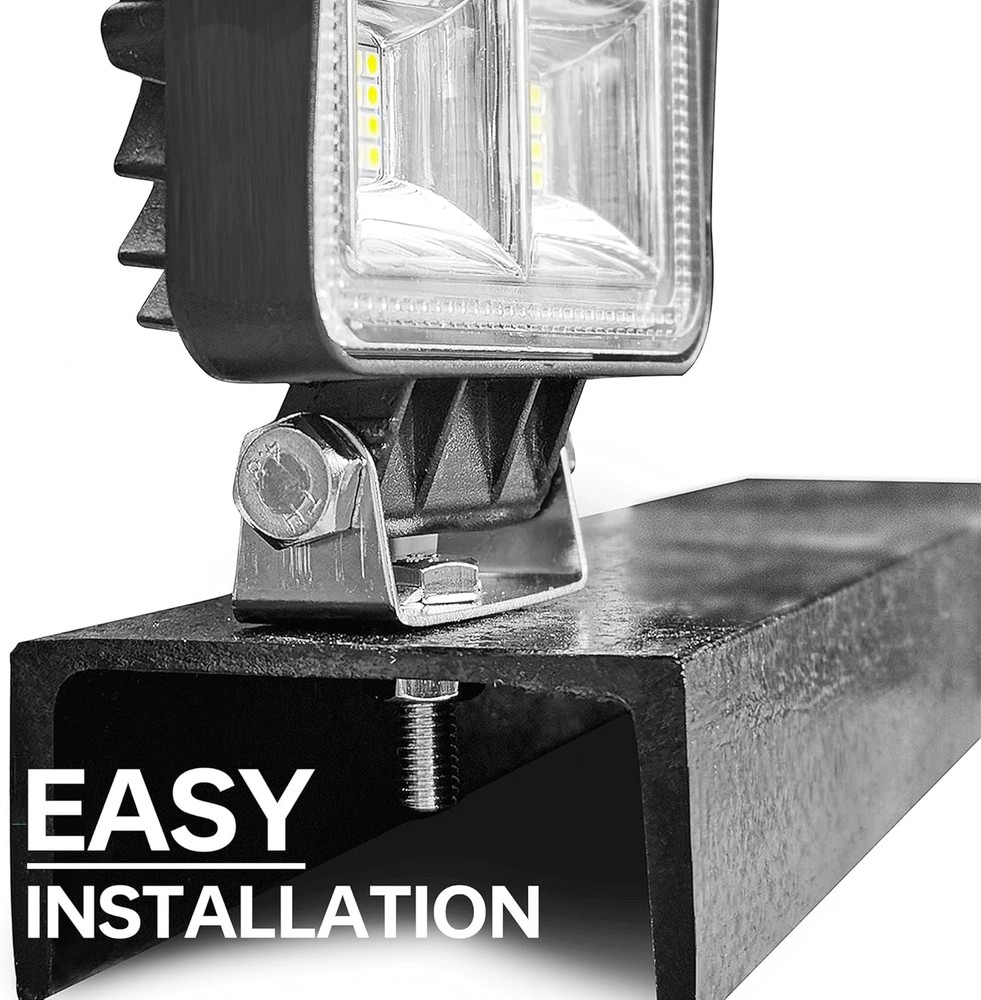 Fit LED Forklift Front Light 12V 24V Loader Headlight Excavator WorkLight