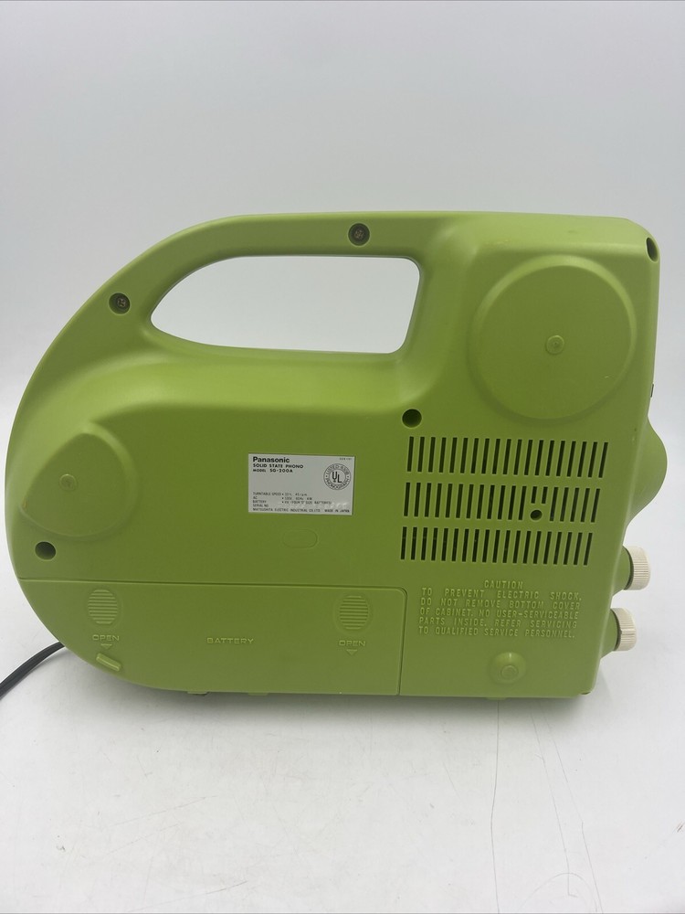 Panasonic Solid State Phono Model SG200A Record Player Midcentury Modern G2U