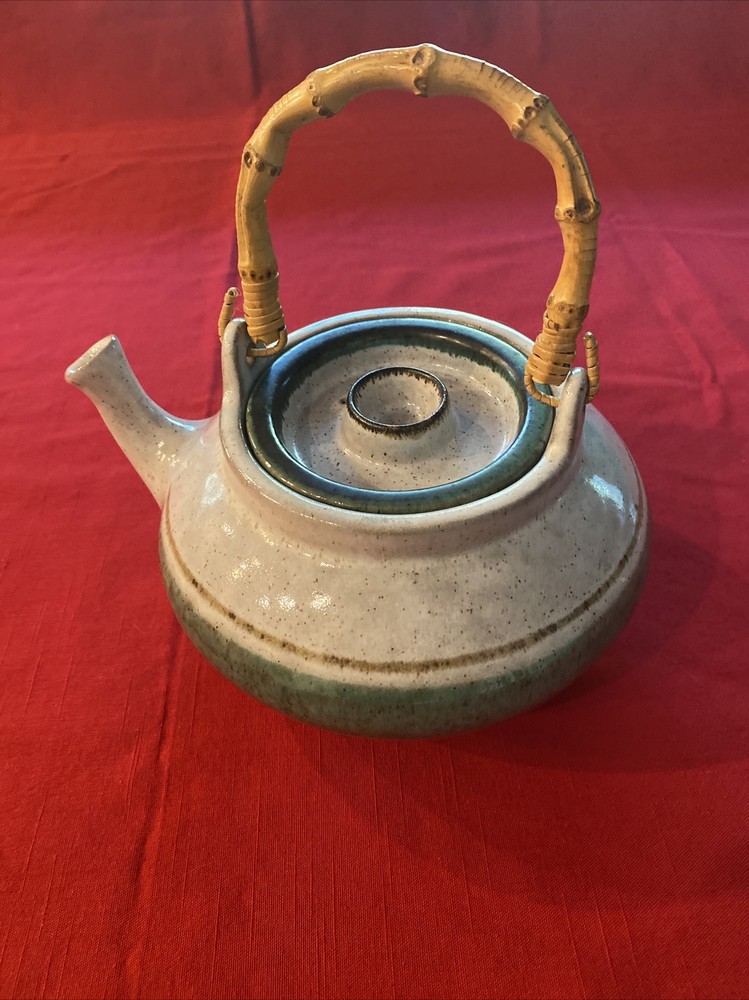 Pottery Craft Glazed Tea Pot