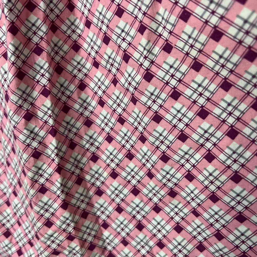 Vintage 1950’s Kitchen Pink Plaid Apron