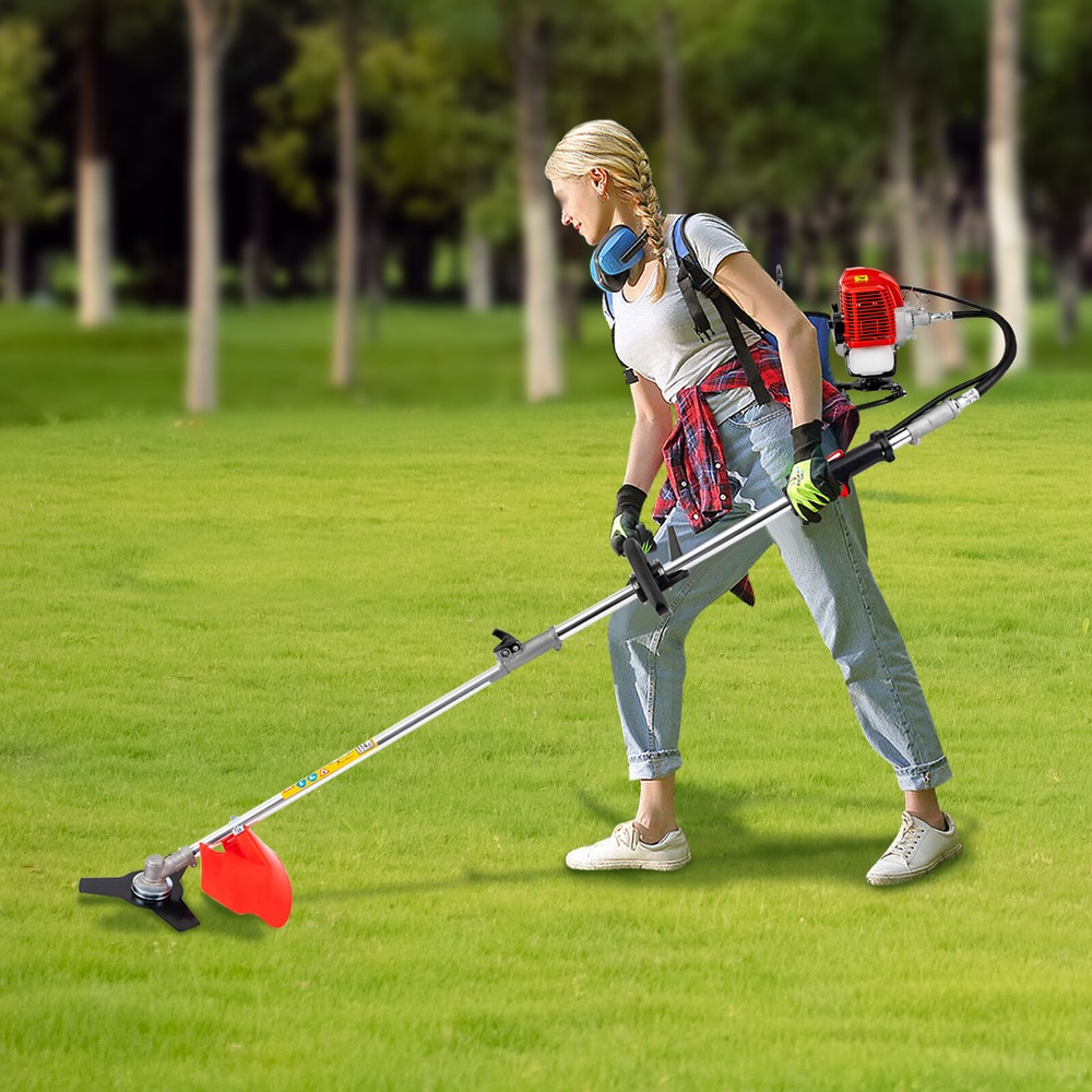 52cc Gas Hedge Trimmer with Extendable Pole & Soft Rubber Grip 2.3HP