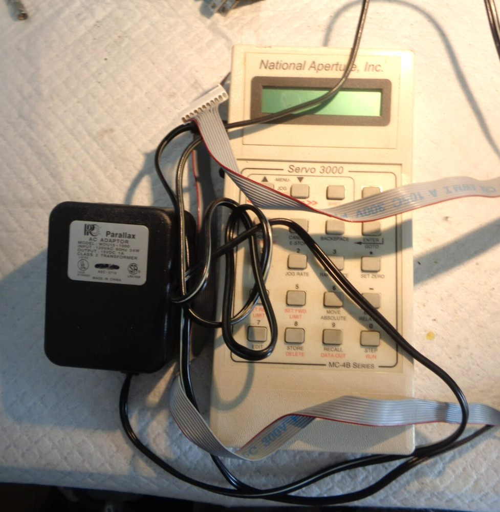 NATIONAL APERTURE SERVO 3000 MC-4B SERIES CONTROLLER Unit In Working Order