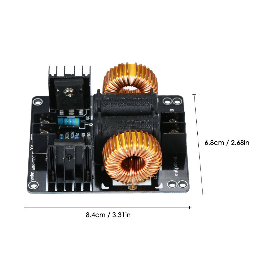 ZVS 1000W Low Voltage Induction Heating Board Module Flyback Driver N7J0