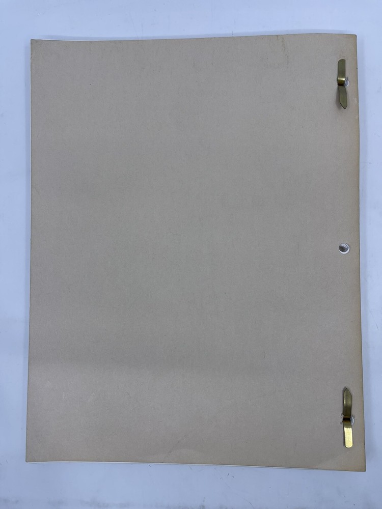 Safari Screenplay Unproduced Tom Schiller Sandy Krinski Paramount 1st Draft 1985