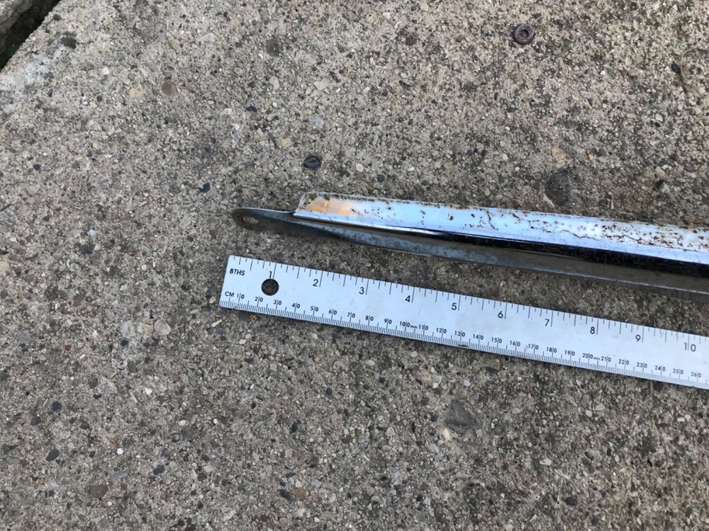 chrome space liner chain guard 1960s Era DECENT