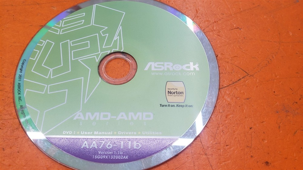 ⭐️⭐️⭐️⭐️⭐️ PC Software CD Disc ASRock AMD Series AA76-11b Version 1.1b Drivers