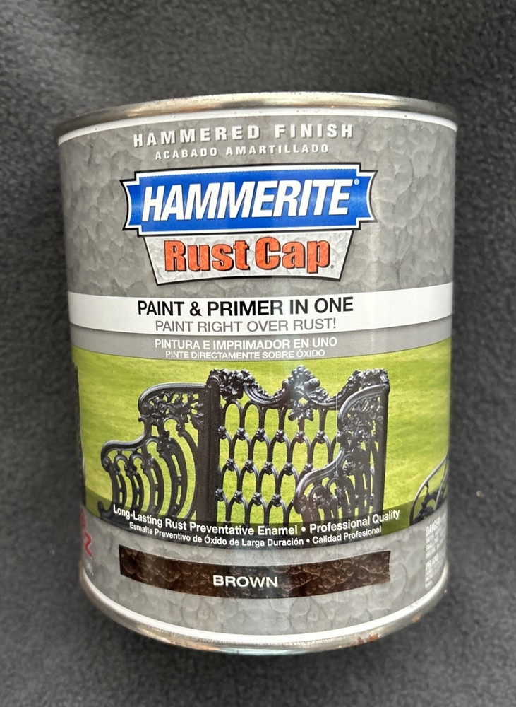 1 Hammerite Rust Cap BROWN Quart 32 oz.