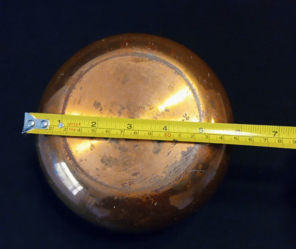 Copper Ware Unique Crafted Solid Copper Hand Hammered 5.5"x3.5"