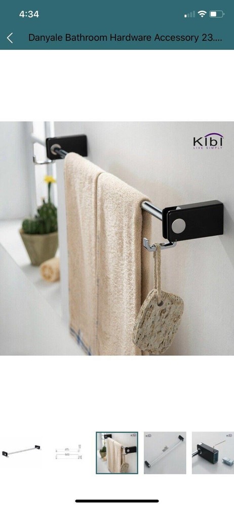 modern towel bar