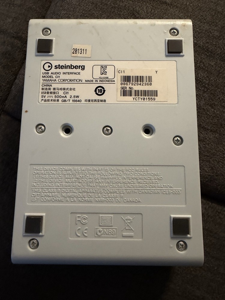 Steinberg CI1 USB Audio Interface