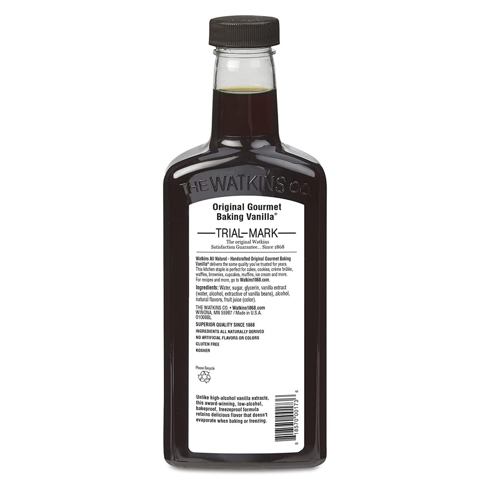 Watkins Pure Vanilla Extract, 4 oz Bottle, 1-Pack