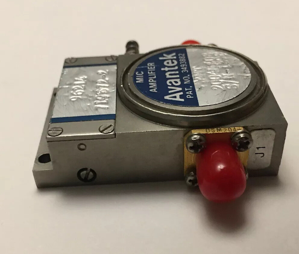 AVANTEK MIC SOLID STATE AMPLIFIER MODEL AMT 2004M/08. MICROWAVE PART.