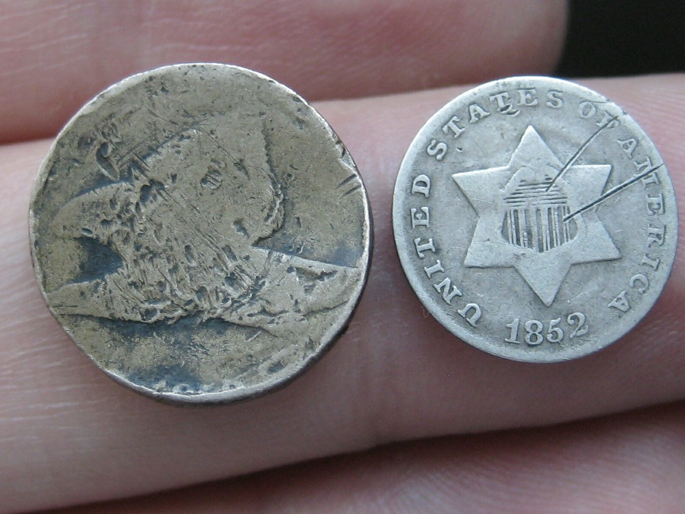 1858 Flying Eagle Penny Cent- TINY, Only 16 MM Diameter