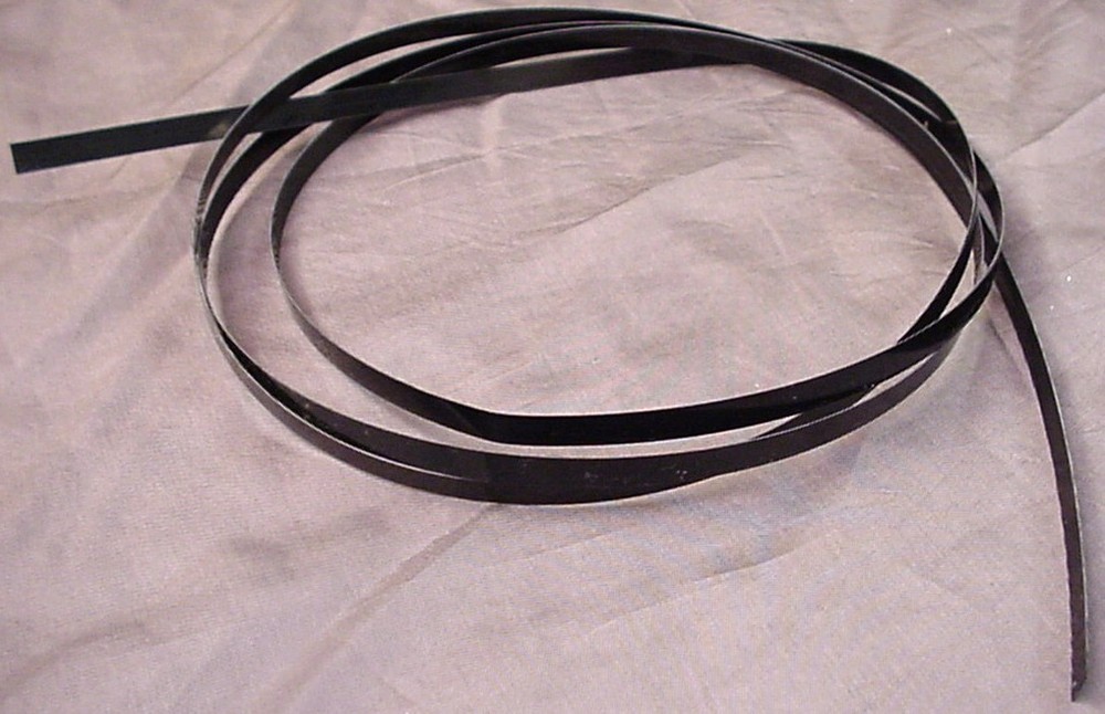 OVER 5 FEET BLACK ABS GUITAR BINDING - thin