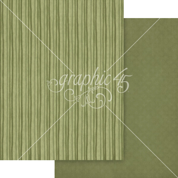 GRAPHIC 45 "GHOSTLY GREETINGS" 8.5 x 11 IN PATTERNS & SOLIDS PACK