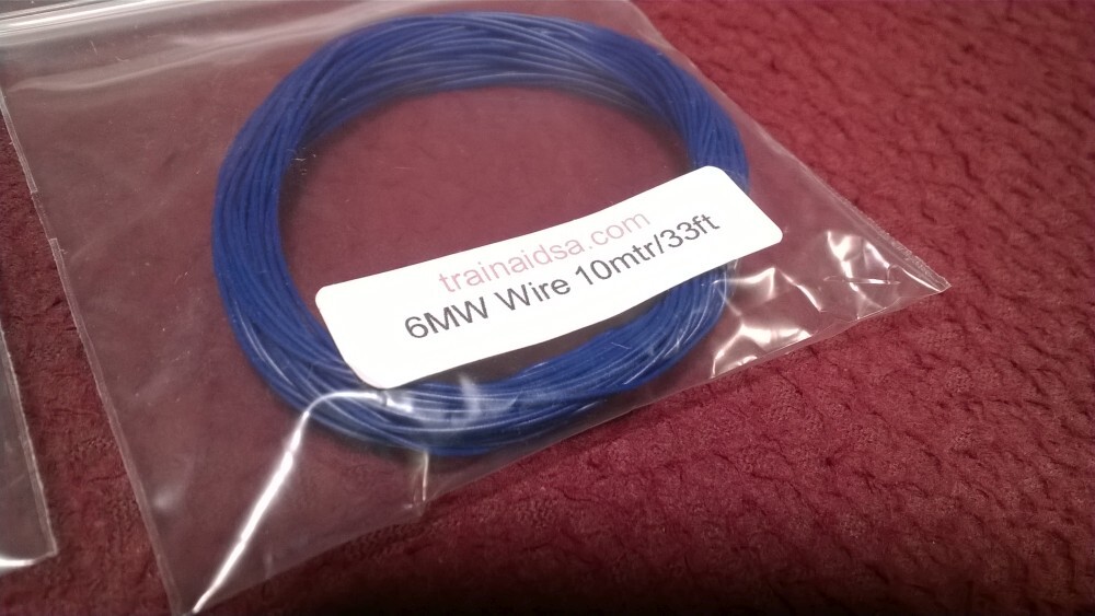 #2 DCC DECODER STRANDED 6MW (32g) HOOK-UP WIRE - 8 COLOR PACK - 10mtr/33ft EACH