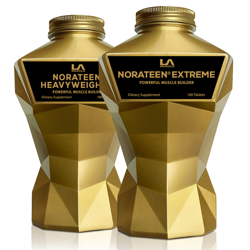 LA Muscle EXTREME MUSCLES - Powerful Strength & Muscle Building Supplement Stack