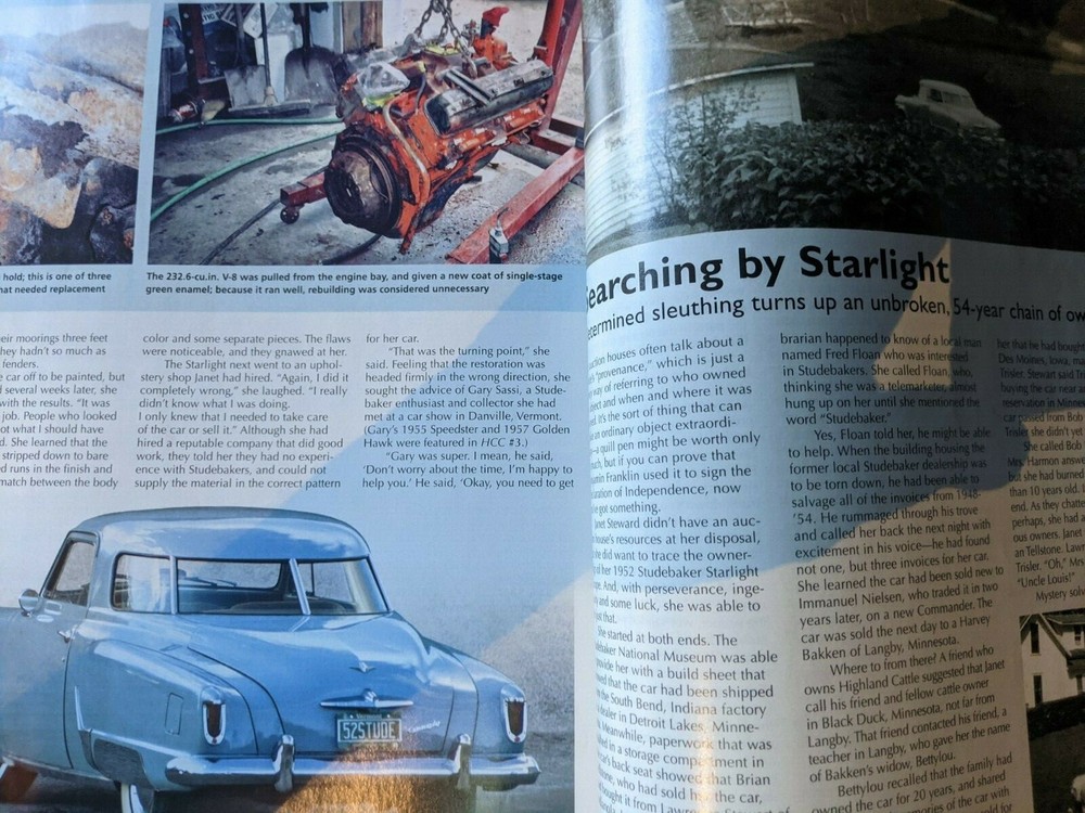 Studebaker Restoration Classic Car Magazine March 2006