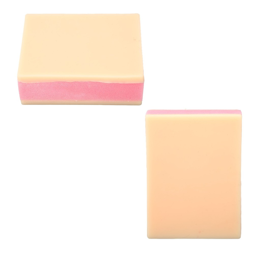 Suture Training Model Silicone Skin Layer Surgical Injection Suture Practice Pad