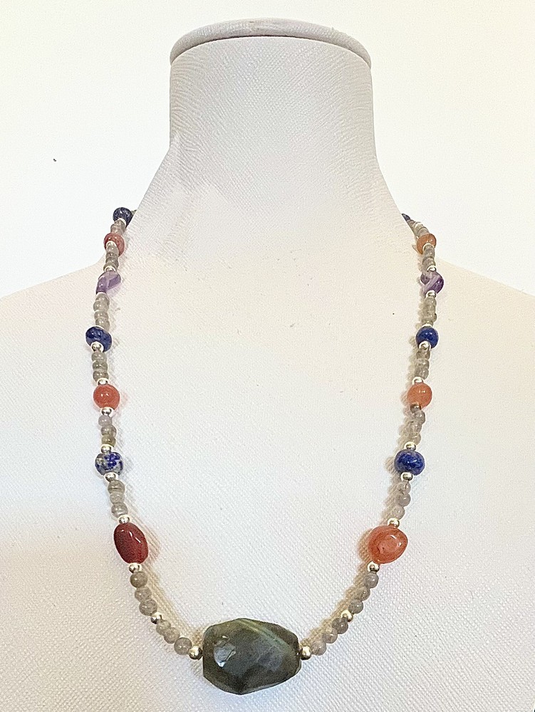 Hand made crystal necklace