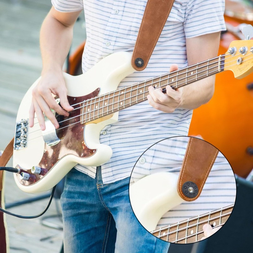 12 Pcs Guitar Strap Locks Silicone Strap Locks Rubber Guitar Protector