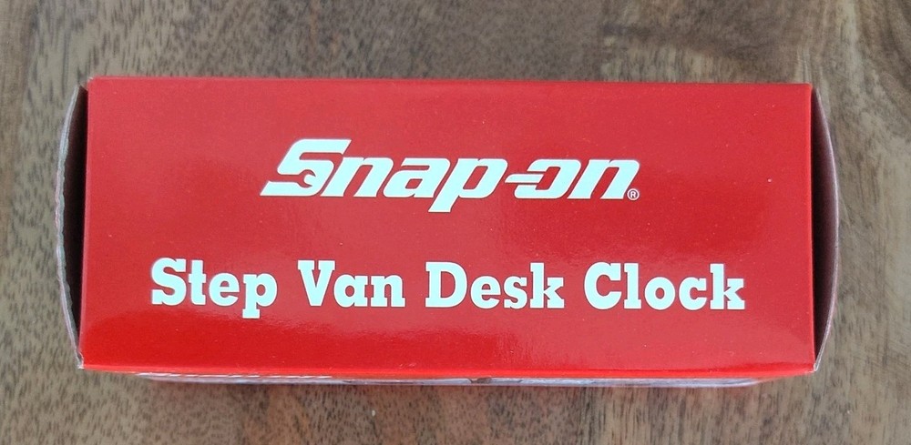Snap - On Tools SSX13T100 Silver Die-Cast Desk Clock Step Van