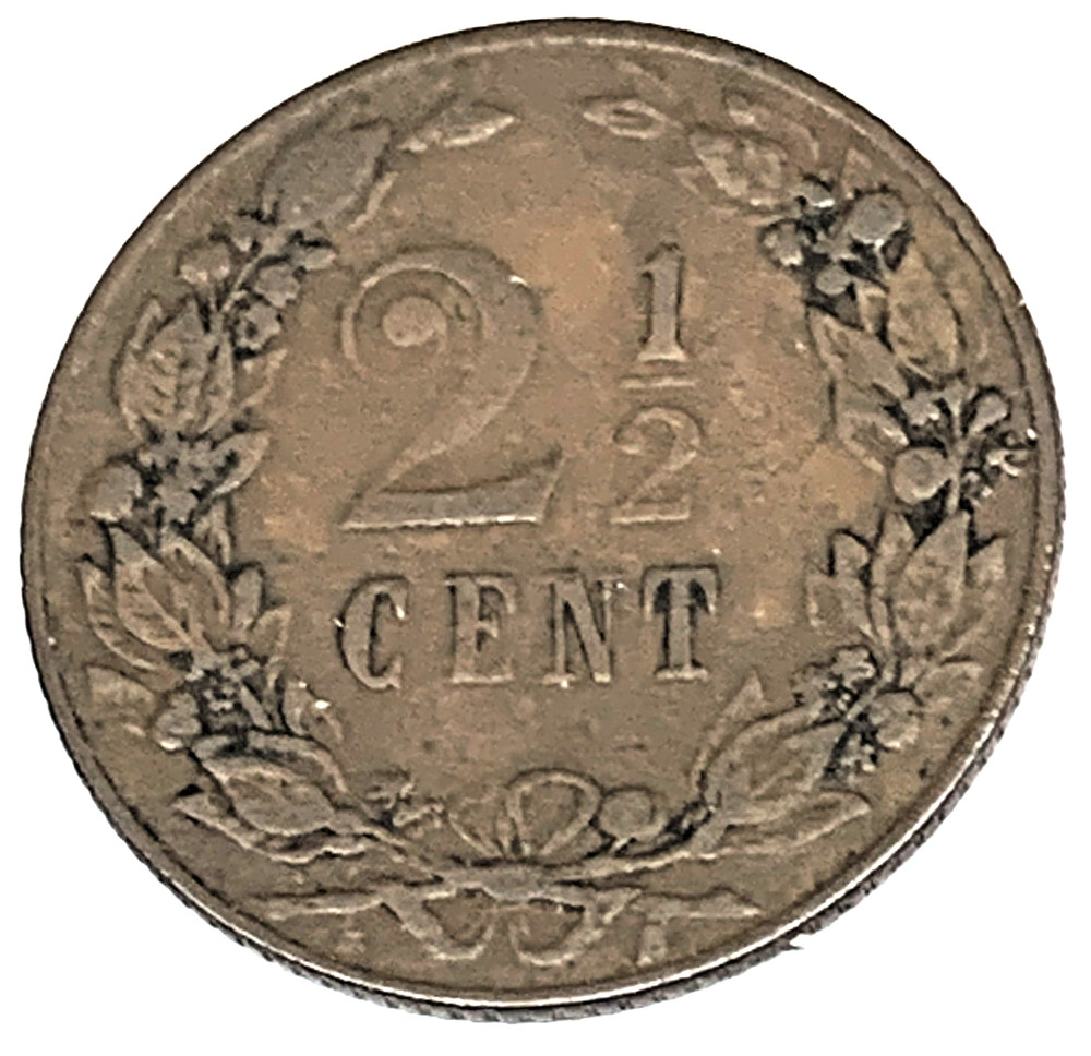 # C5713 NETHERLANDS COIN, 2 1/2 CENT 1903