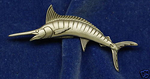 Empire Pewter Marlin Fish Pin