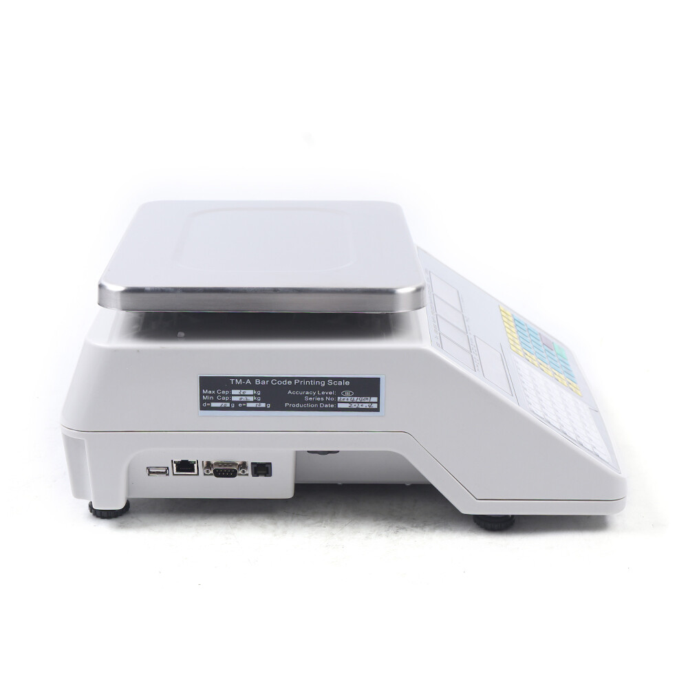 Commercial Digital Price Computing Scale 66Lbs with Label Barcode Printer 110V