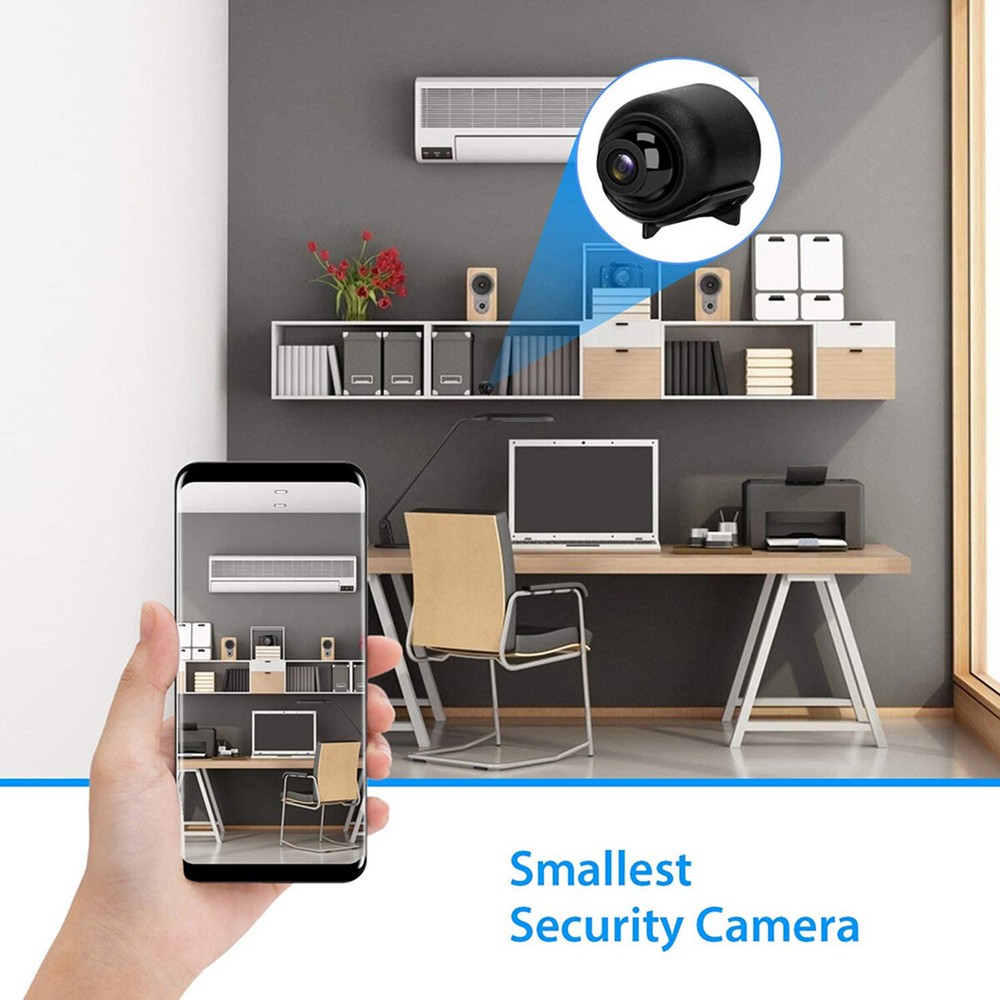 Mini Camera Security Wireless Wifi HD1080P Motion Detect Night Vision Cam