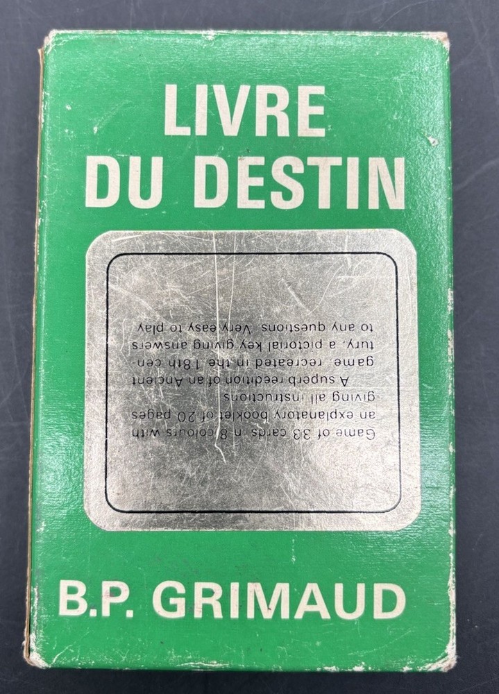 B.P Grimaud Liver Du Destin Cards