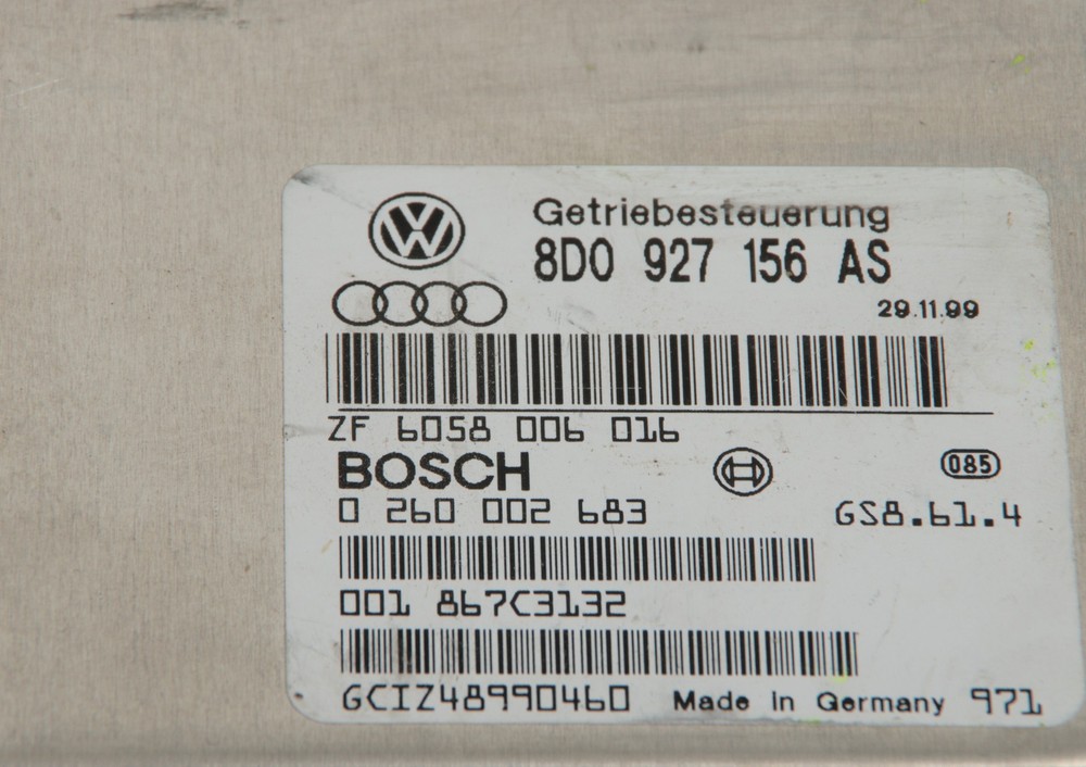 Genuine Audi A4 Volkswagen Passat Transmission control module. Letter code AS